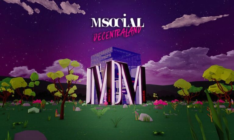 M Social hotel in the Decentraland virtual world