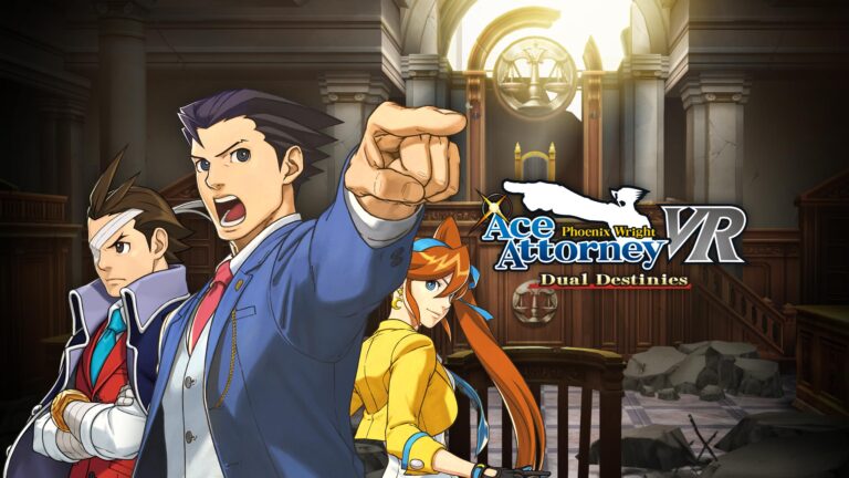 Phoenix Wright Ace Attorney Dual Destinies VR main key art — AMATA / Capcom press kit