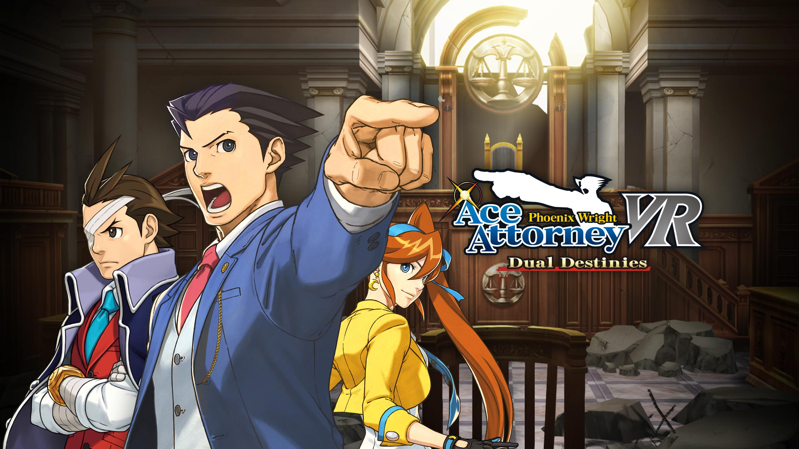Phoenix Wright Ace Attorney Dual Destinies VR main key art