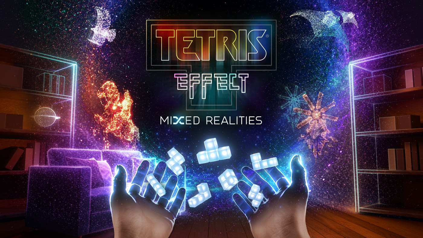 Tetris Effect Mixed Realities announcement art