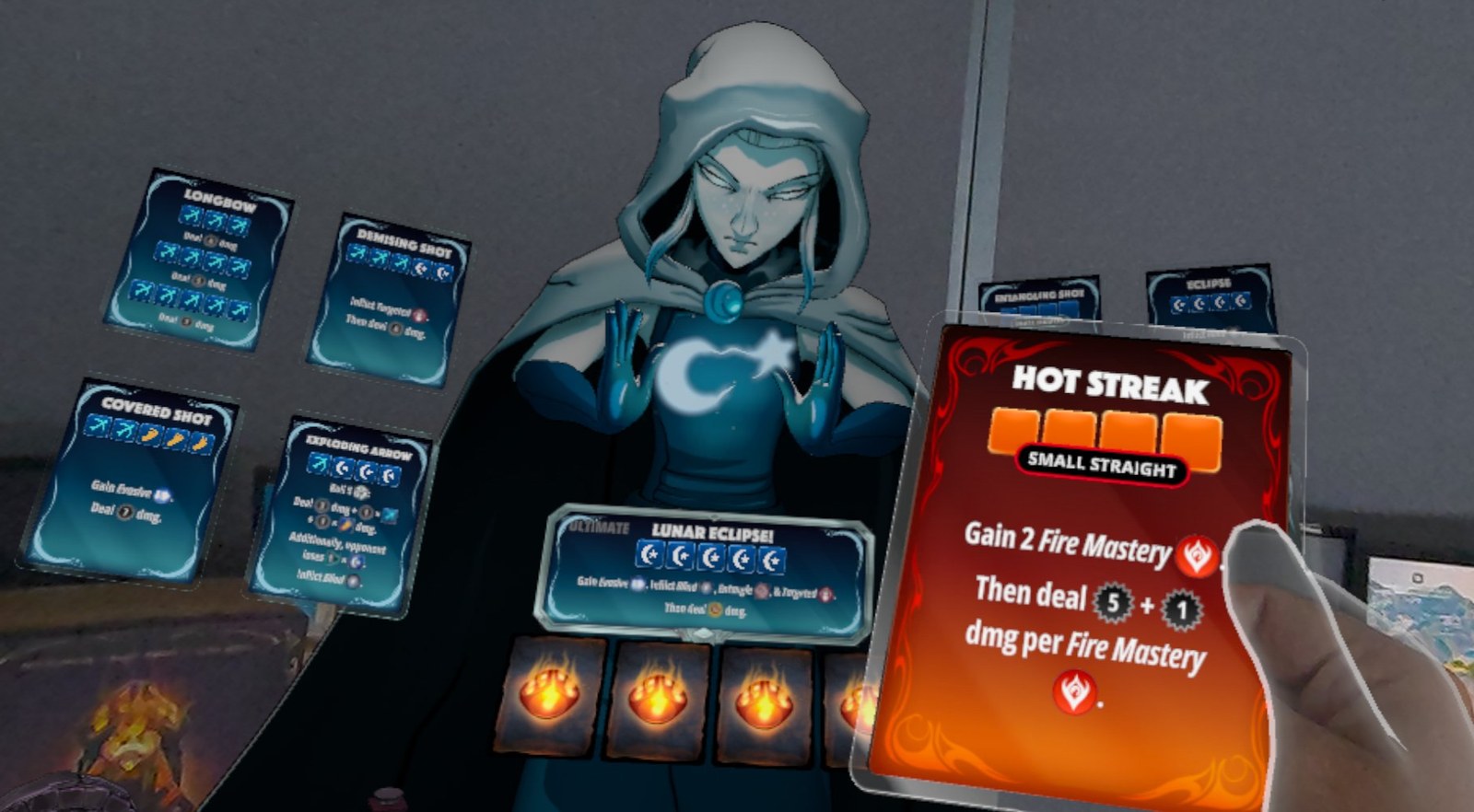 Dice Throne Digital mixed reality tabletop battle screenshot