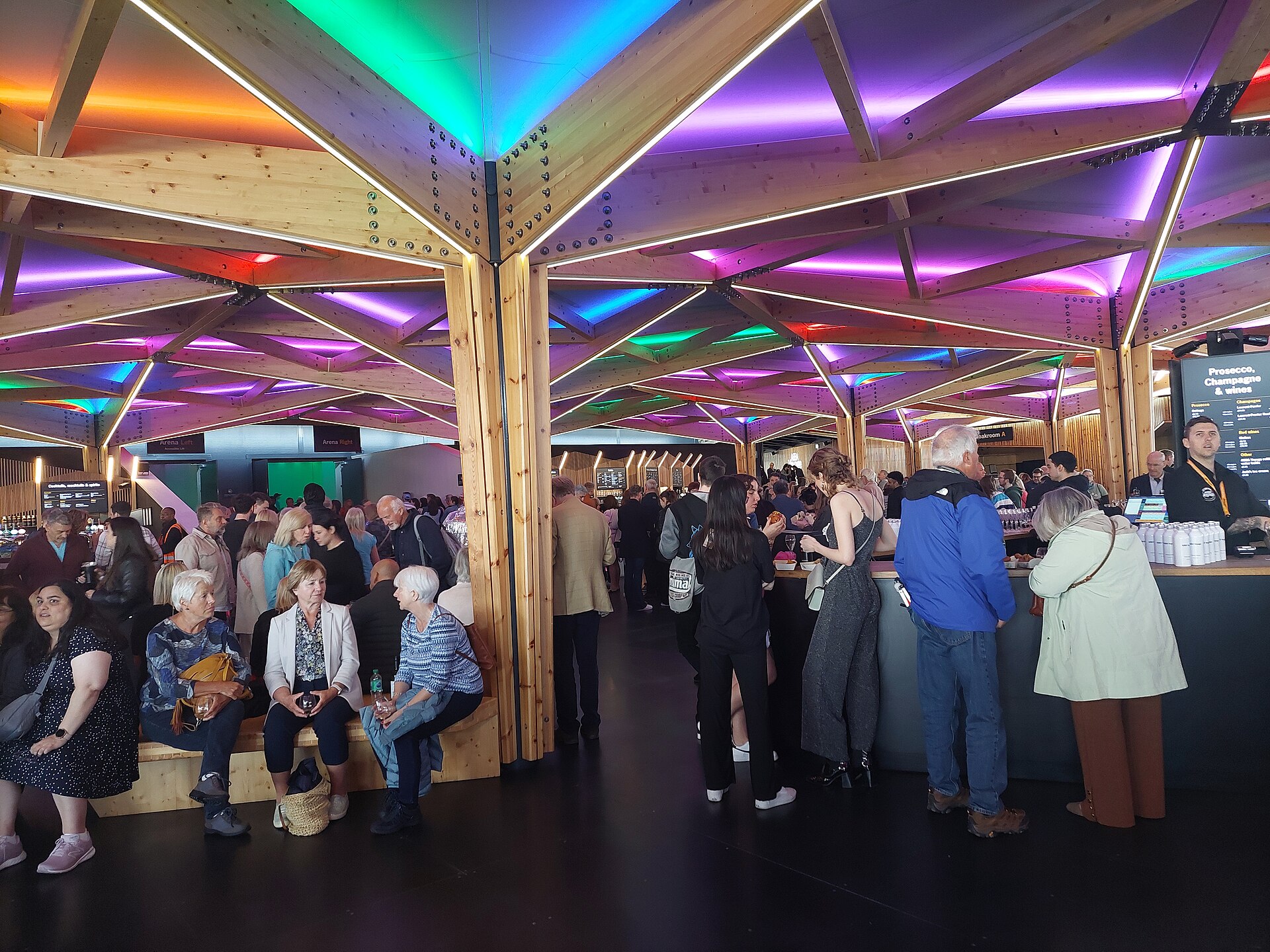 ABBA Voyage LED stage performance interior