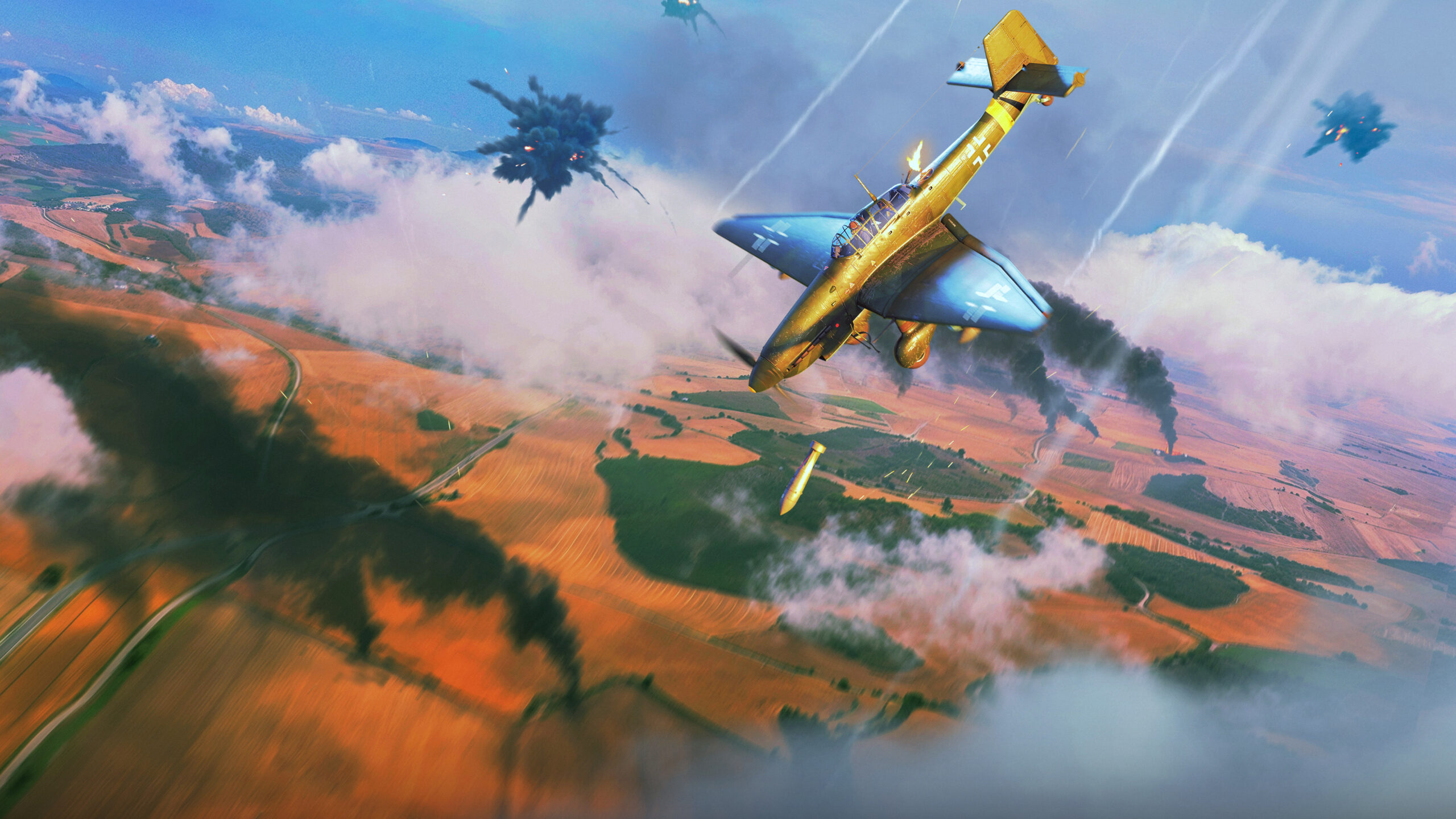 Official Aces of Thunder Ju 87 D-5 press art from Gaijin’s One Sky for All update