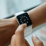 Apple Watch on a wrist, Wikimedia Commons CC0
