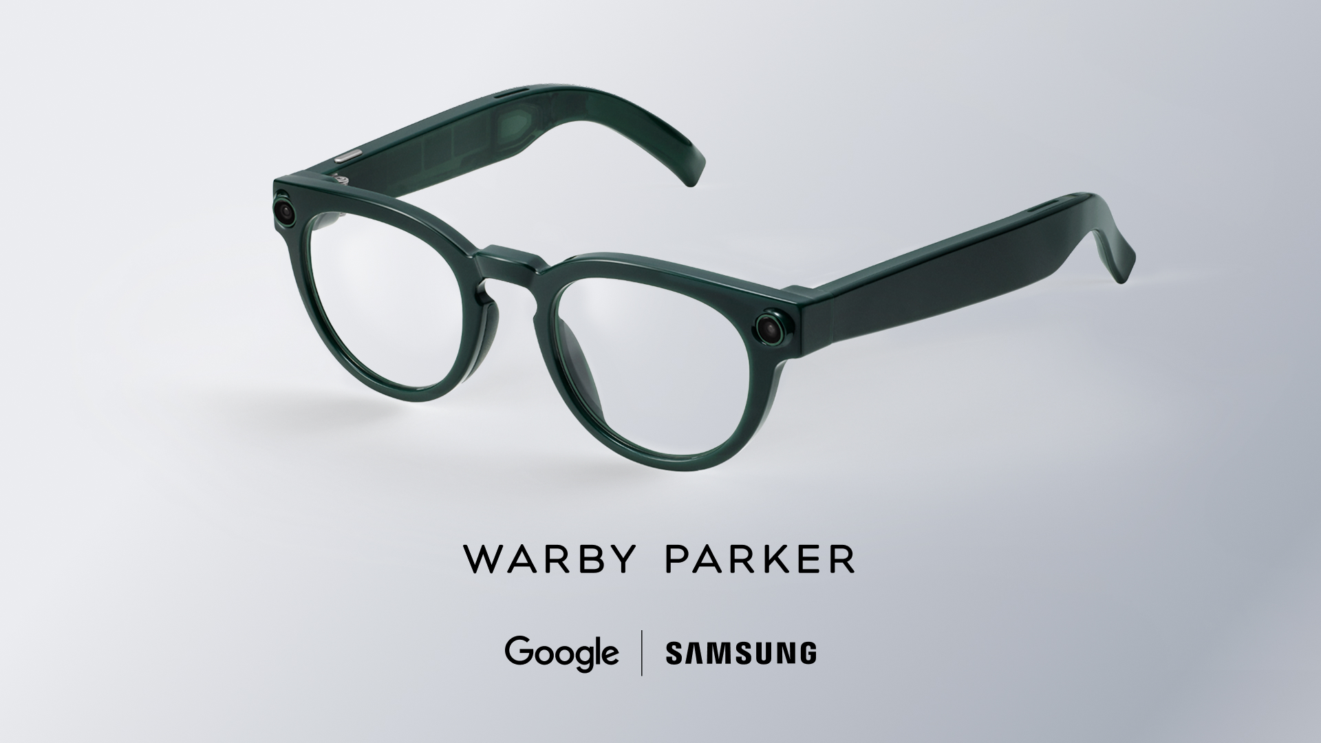 Samsung and Google Intelligent Eyewear Warby Parker design shown at Google I/O 2026
