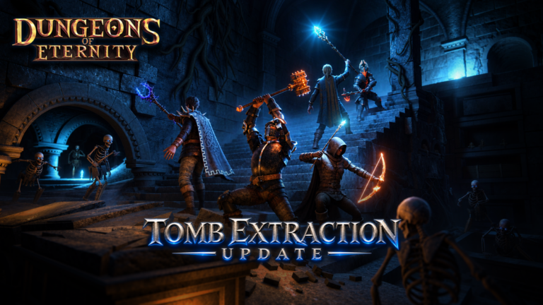Dungeons of Eternity Tomb Extraction mode promotional art