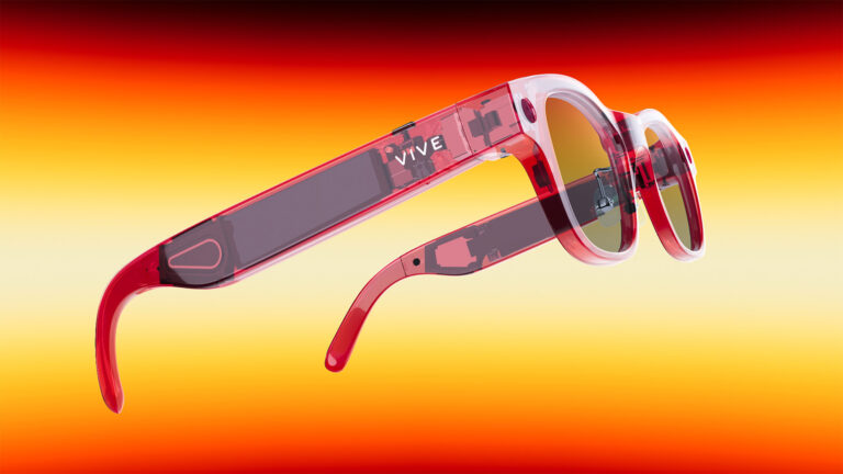 HTC VIVE Eagle smart glasses close product photography