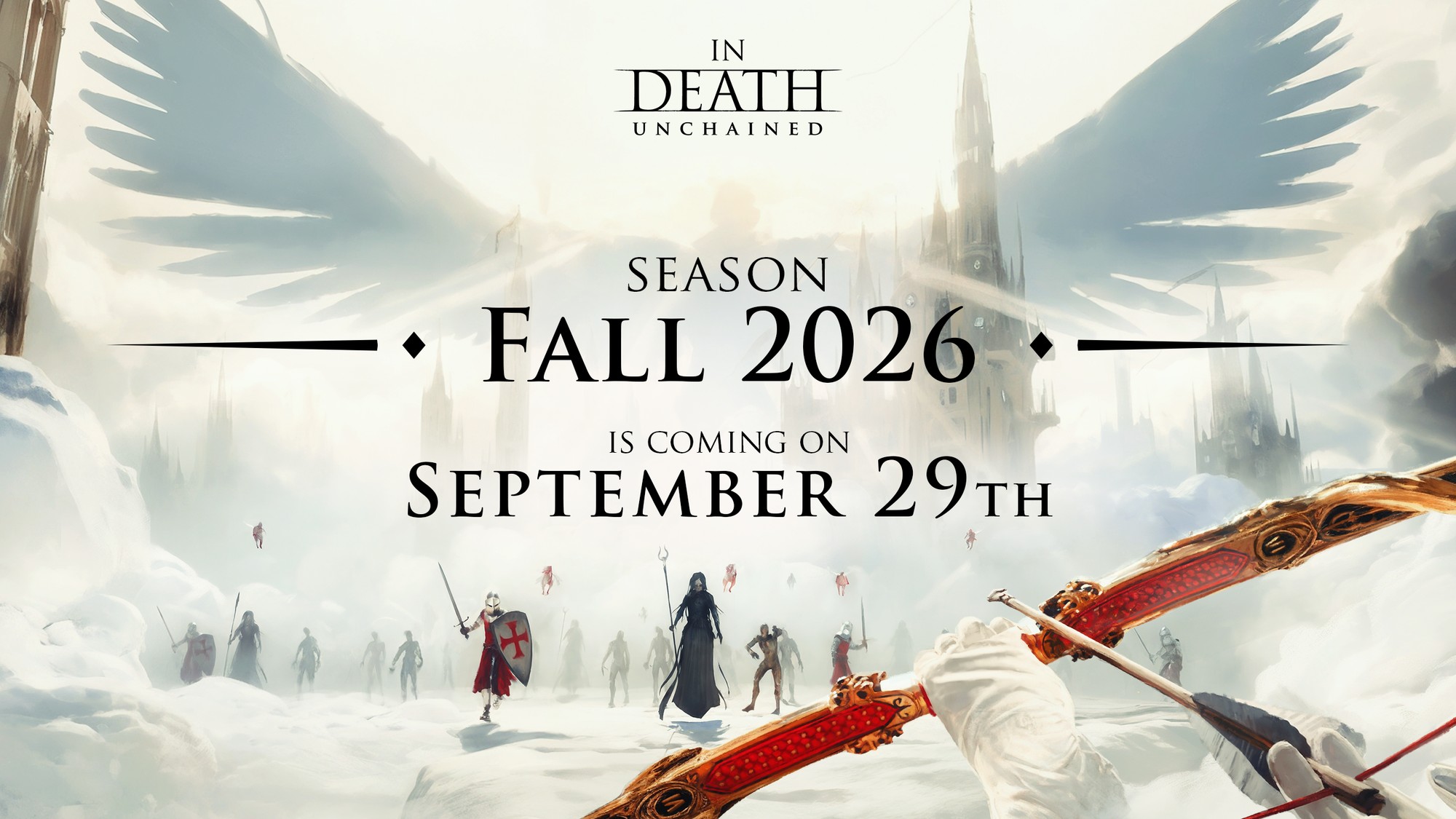 In Death Unchained Fall Season 2026 announcement art by Superbright
