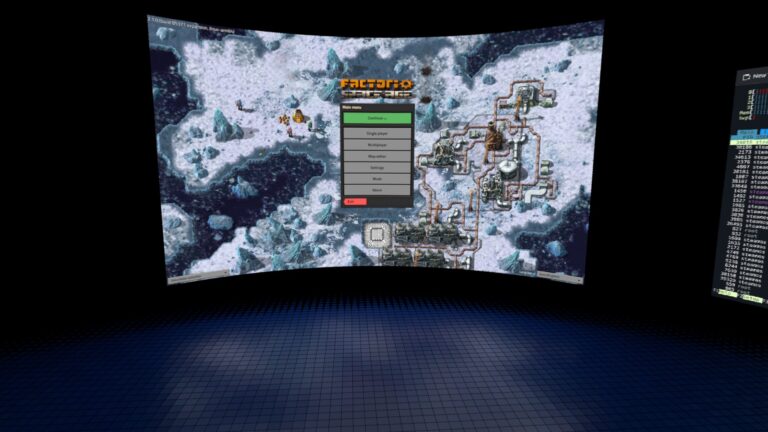 Factorio running on Steam Frame during early ARM64 development