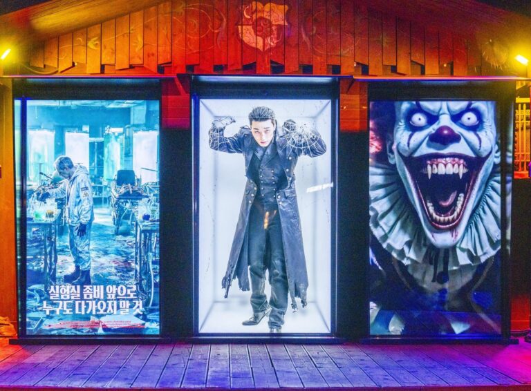 Samsung Spatial Signage installation at Everland Blood City Zero
