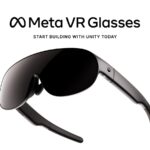 Meta VR Glasses shown in Unity day-one developer support announcement (Unity blog)
