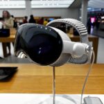 Apple Vision Pro on display — Safari Immersive API feature image