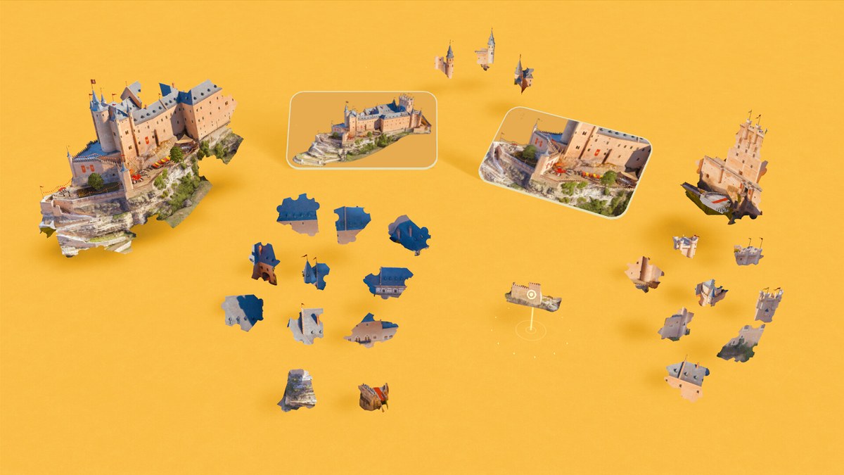 Official Steam screenshot of Puzzling Places 3D jigsaw diorama