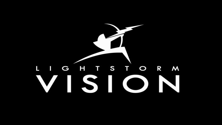 Lightstorm Vision logo mark on black background