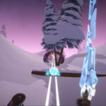 Fresh Tracks VR skiing combat on a snowy slope