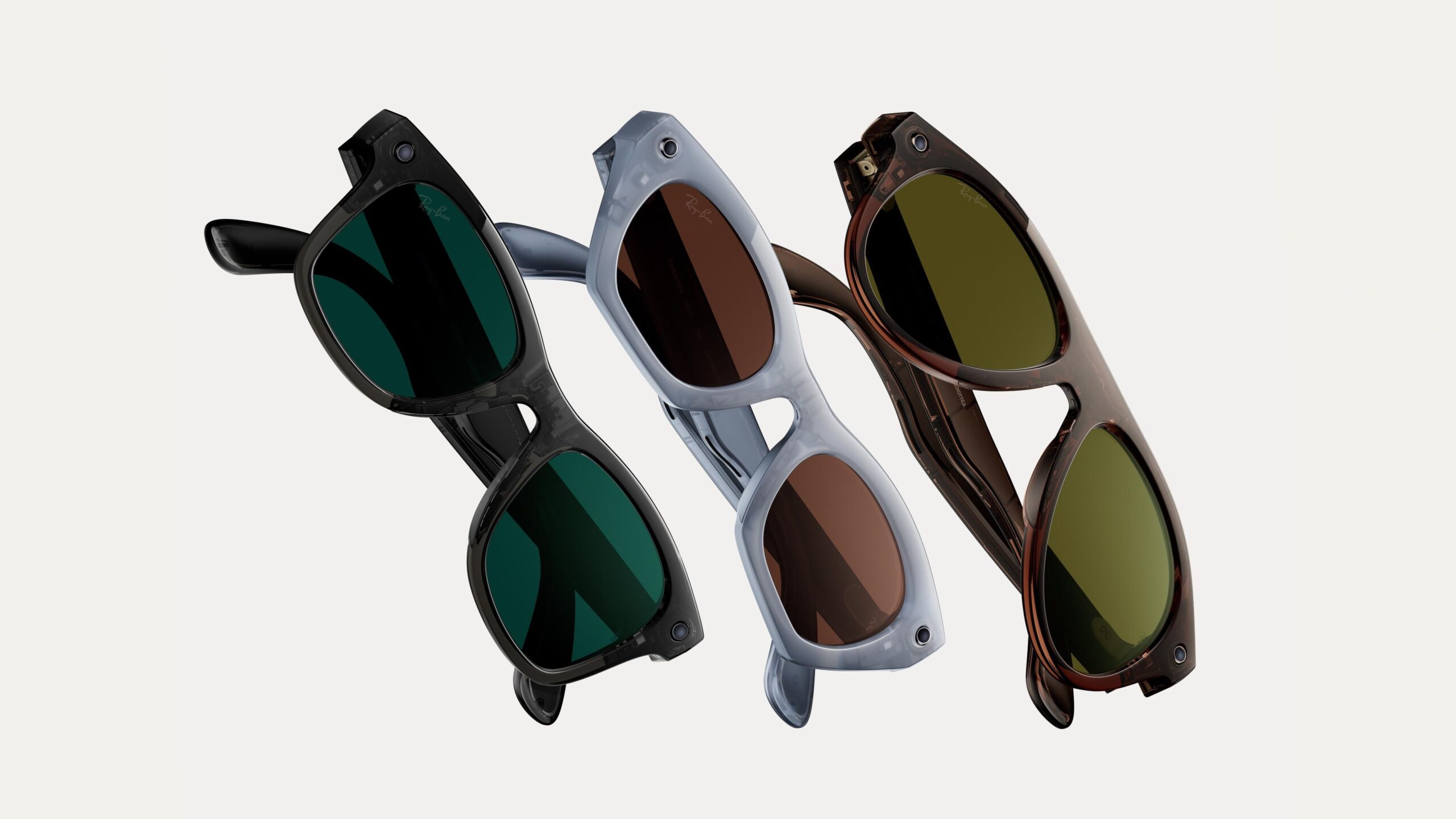 Ray-Ban Meta Gen 3 smart glasses group product shot