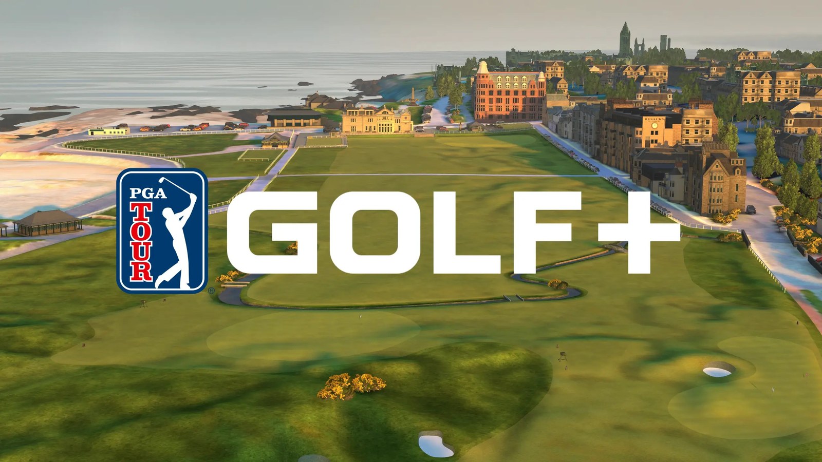 Golf+ mixed reality putting marketing still on Meta Quest