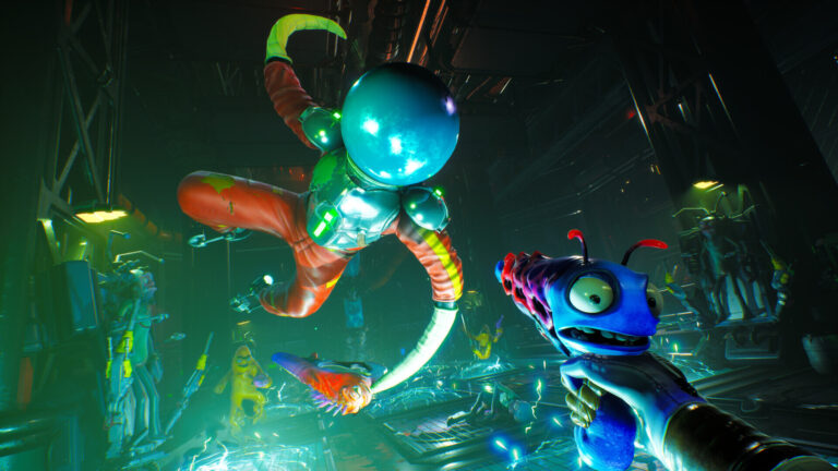 High On Life VR gameplay still