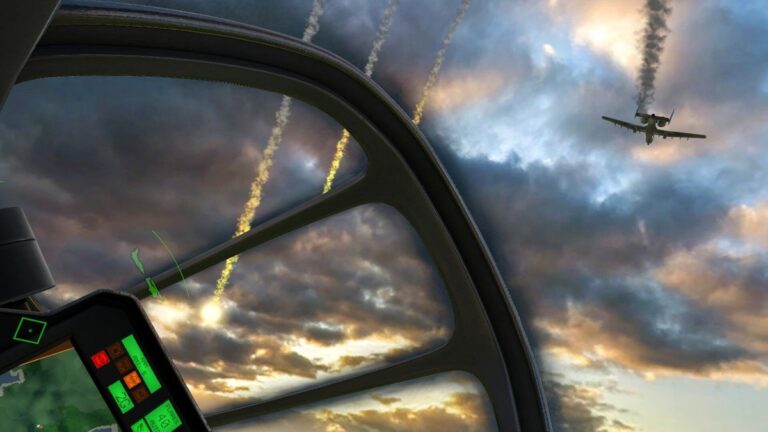 Warplanes: Air Corp VR jet combat screenshot from Steam store