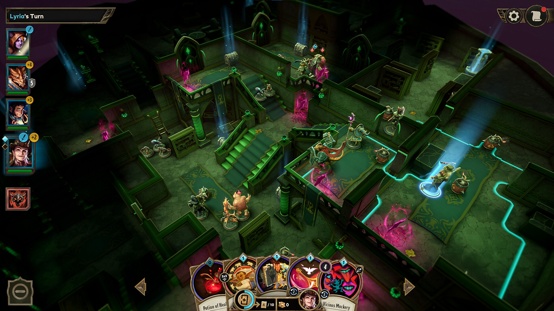 Battlemarked party combat screenshot from Twilight's End