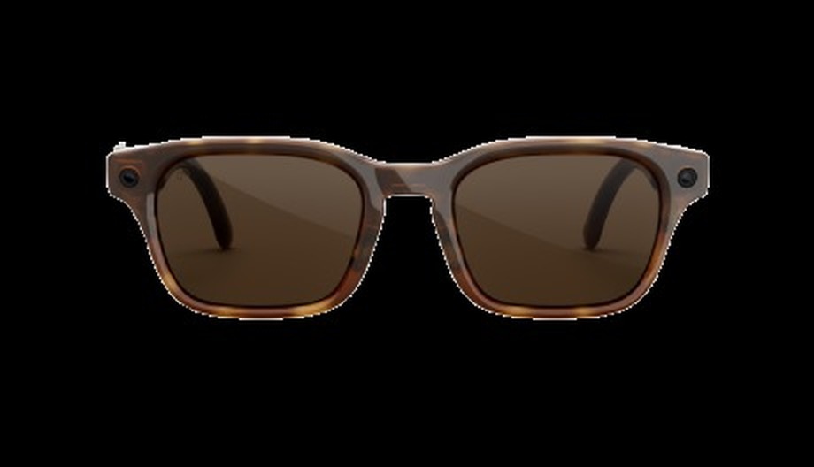 Meta smart glasses tortoise frame product shot