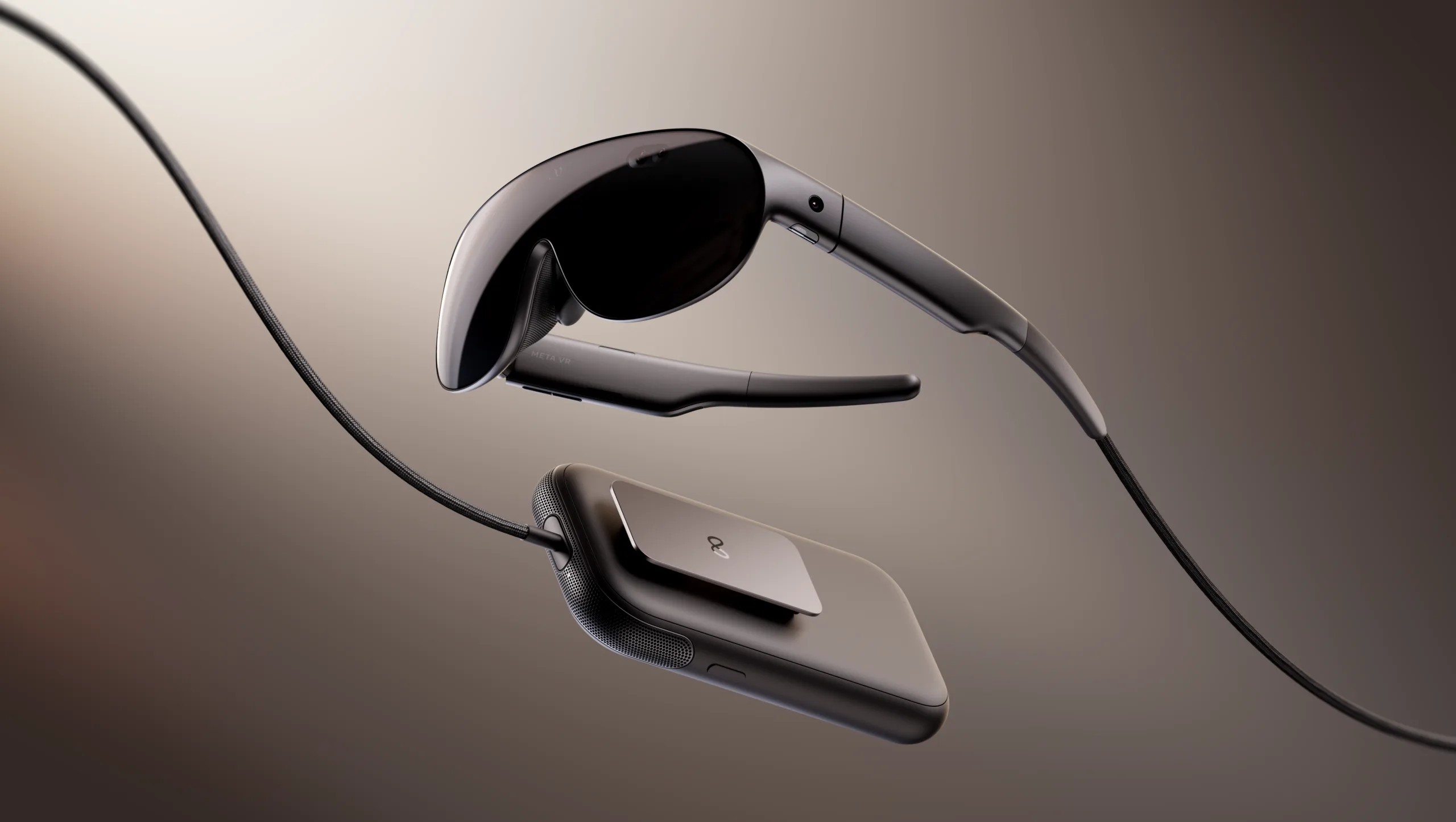 Meta VR Glasses product shot on dark background