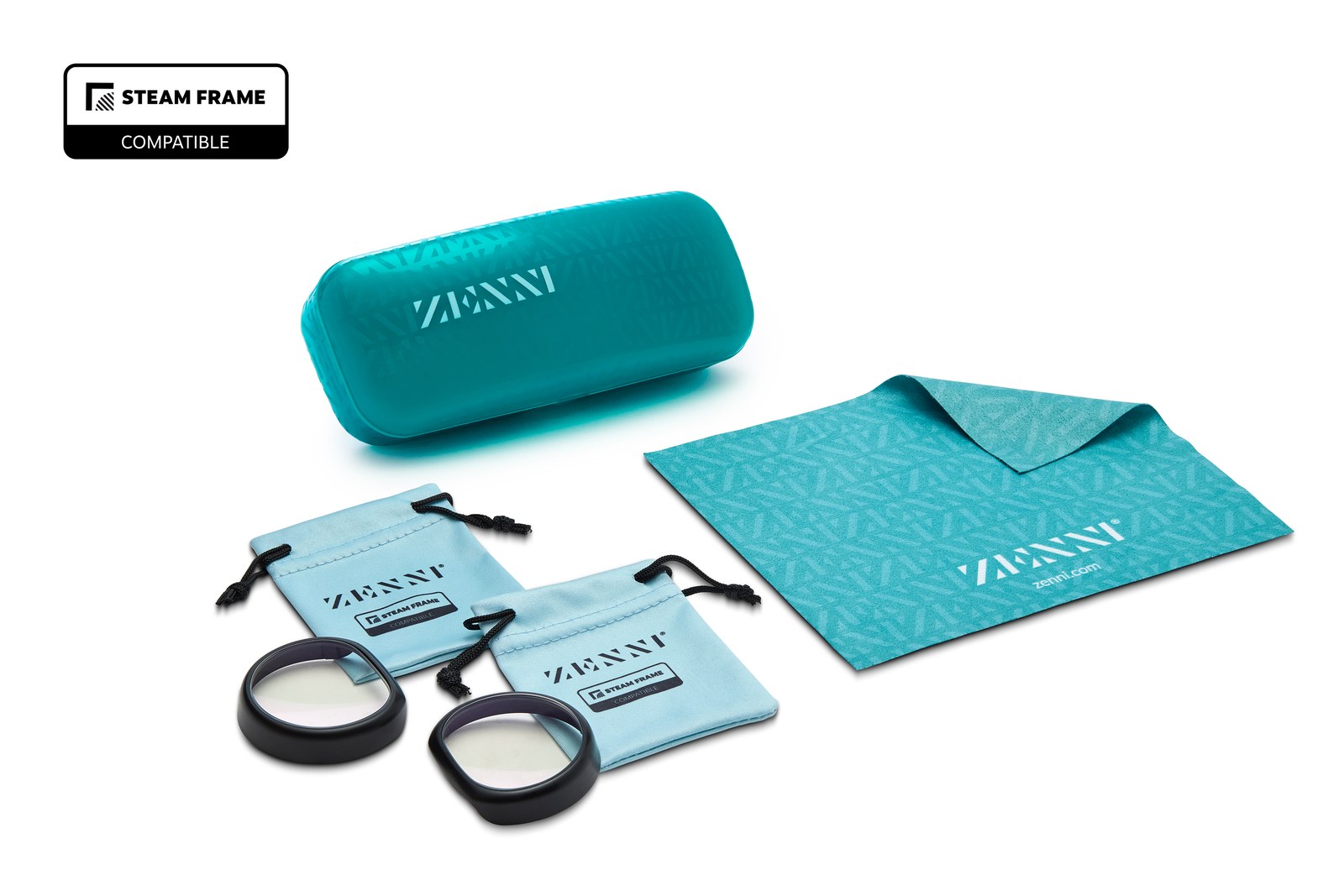 Zenni Steam Frame prescription insert product detail (Zenni Optical press)