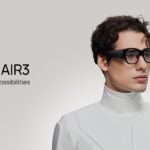 INMO Air3 all-in-one AR glasses promotional product shot — the model under CPSC and Health Canada recall for overheating left temple