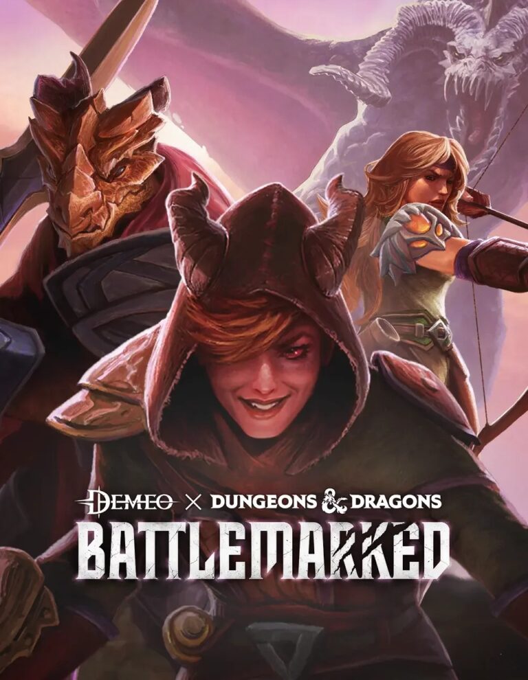 Demeo x Dungeons and Dragons Battlemarked official key art