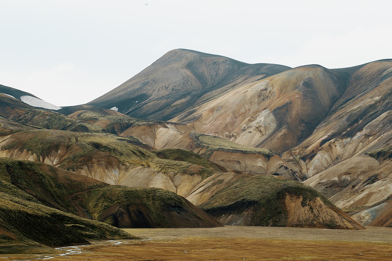 Landmannalaugar volcanic landscape in Iceland