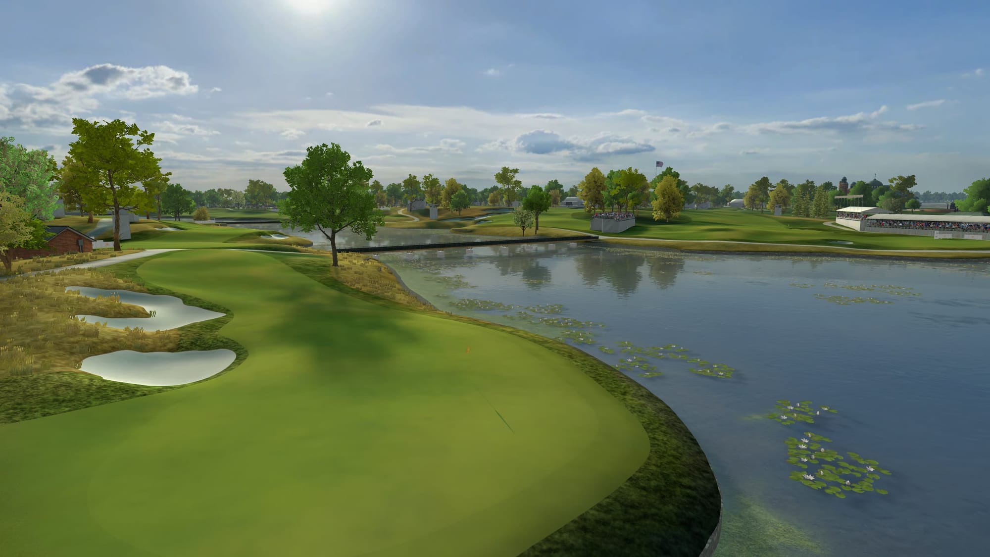 Golf+ Medinah clubhouse view in VR
