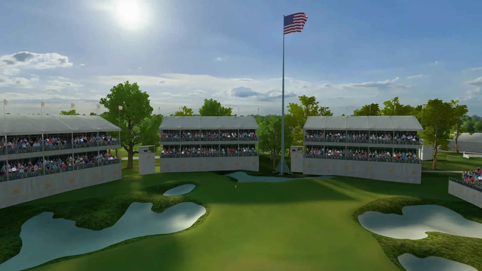 Golf+ Medinah Country Club No. 3 course screenshot on Quest