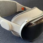 Apple Vision Pro headset side view