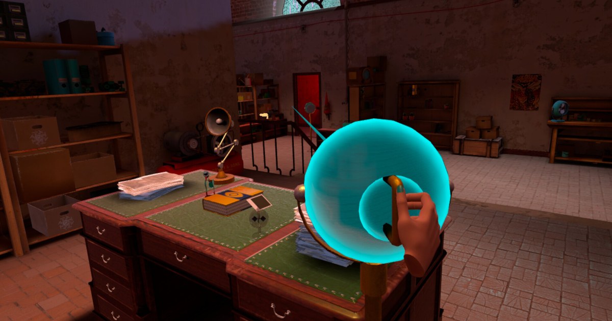 Amelia's Escape VR laboratory keycard puzzle scene