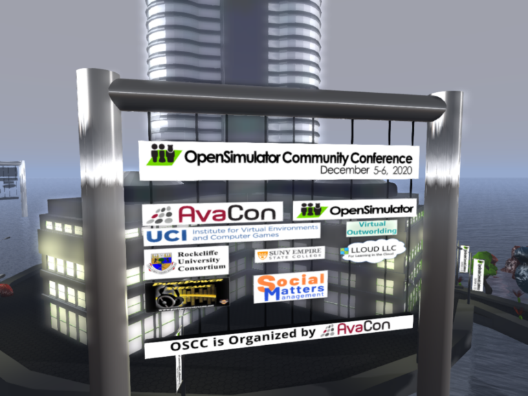 OpenSim Community Conference 2020 virtual venue