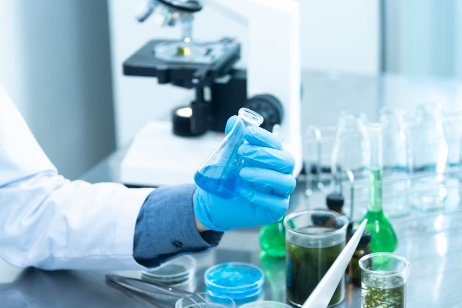 Laboratory workbench — Totterman named labs alongside factories and oil facilities as camera-trusted sites