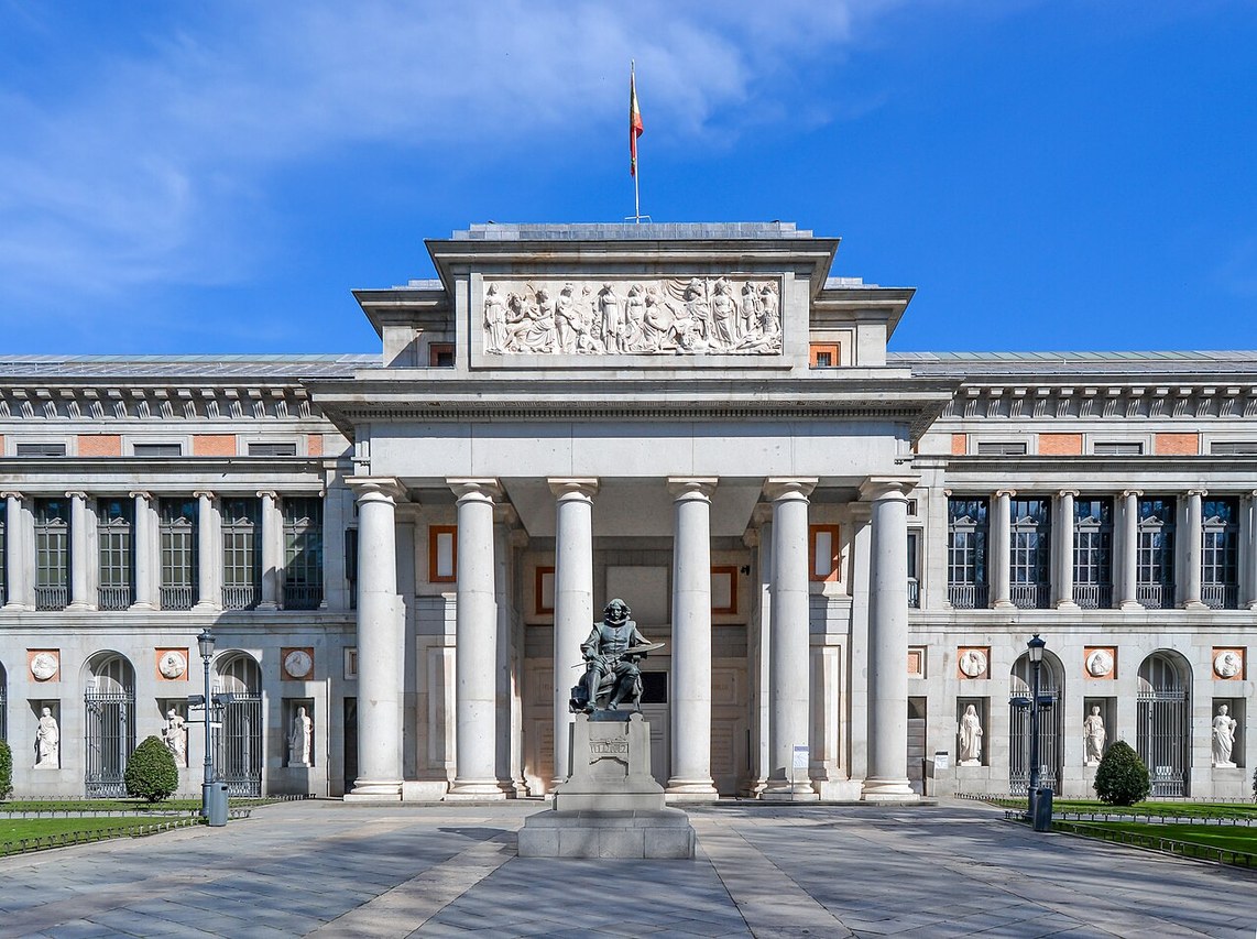 Exterior of the Museo del Prado in Madrid
