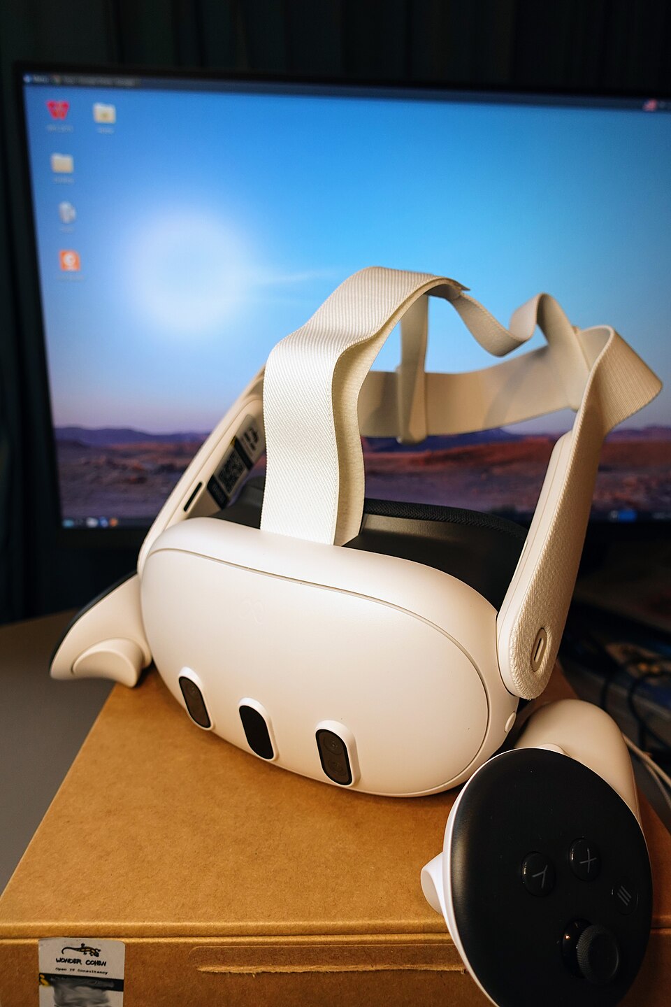 Meta Quest 3 headset side view