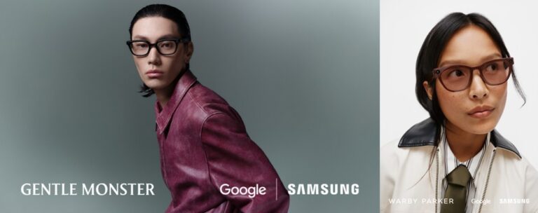 Samsung intelligent eyewear shown at Galaxy Unpacked July 2026. Press image: Samsung Electronics.