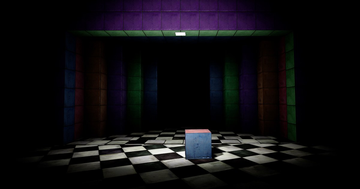 Scared by Squares official Steam screenshot — cube liminal horror