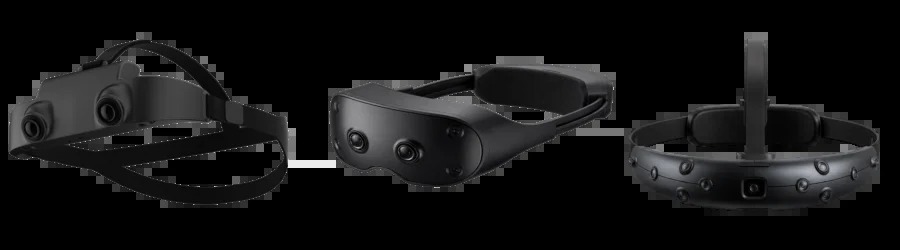 Skyworth XR E2 binocular, E6 six-camera, and E8 nine-camera head-mounted capture devices
