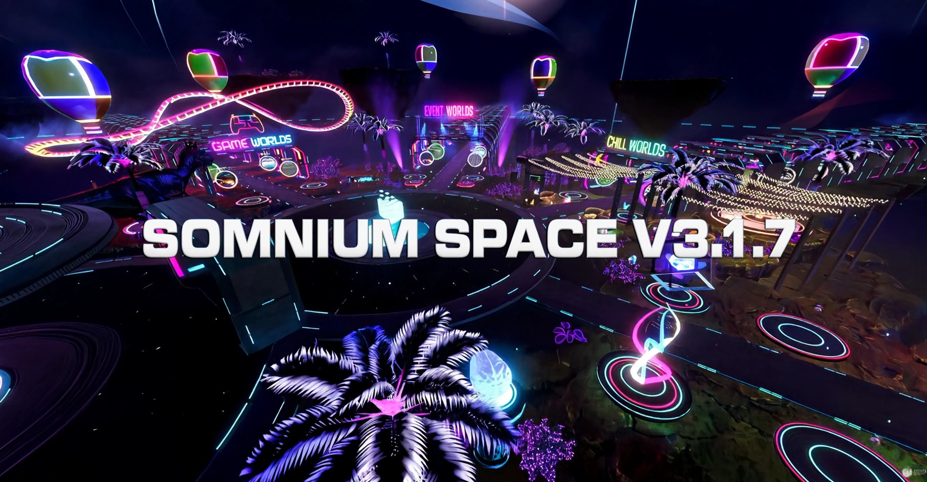 Somnium Space Worlds Hub in version 3.1.7