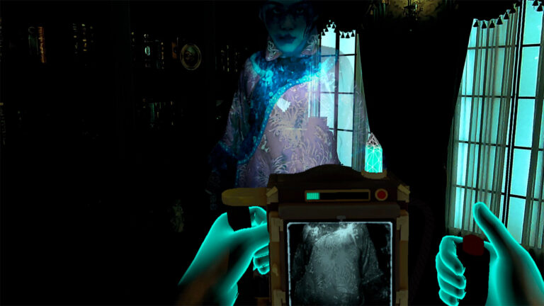 Spirit Ritual mixed reality horror screenshot with volumetric ghost and spirit camera