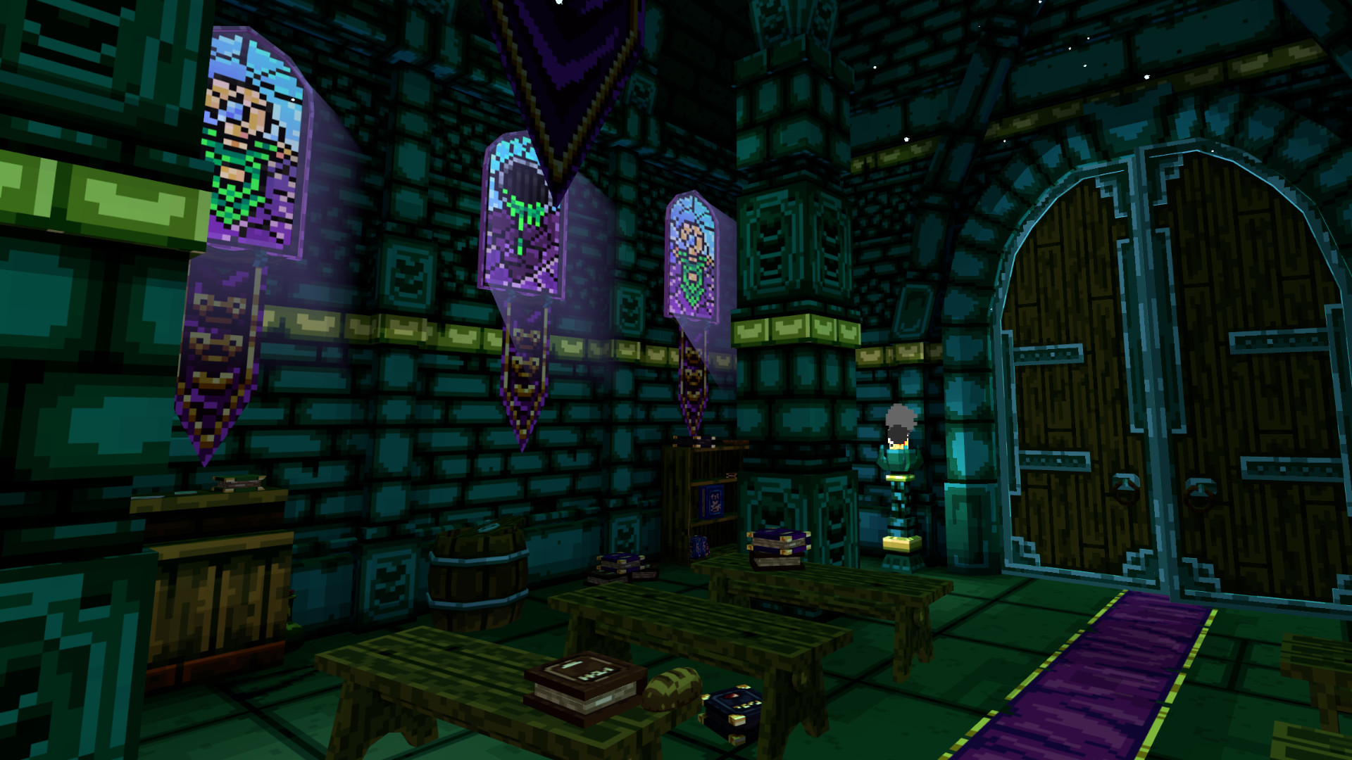 Goofy Dungeon cartridge shop environment