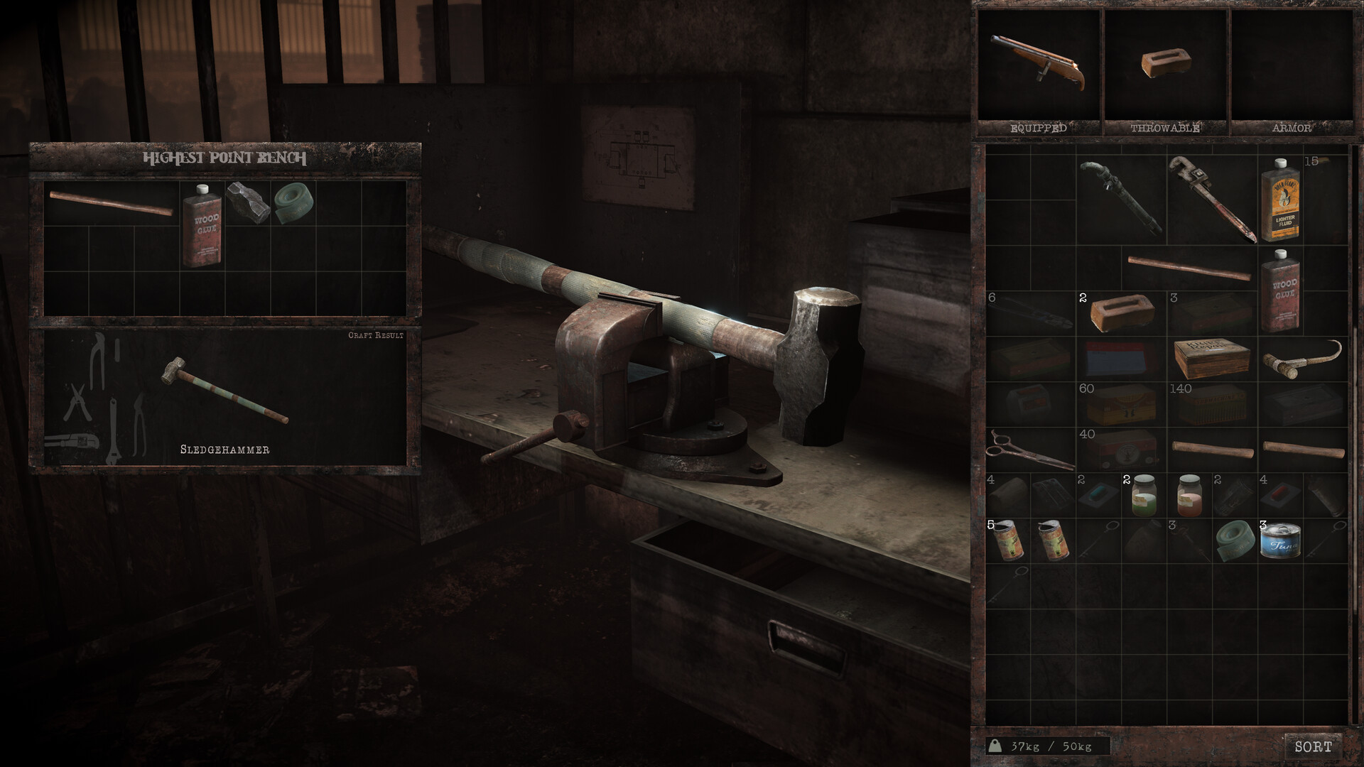 Total Chaos dark corridor survival horror screenshot