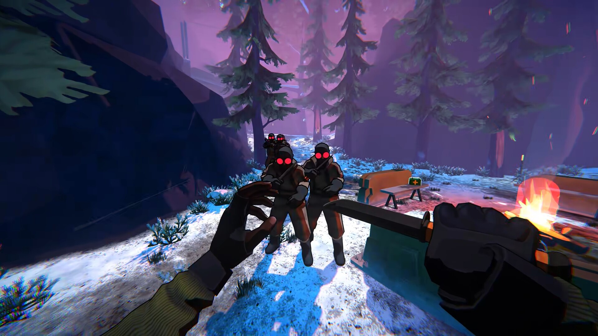 I Am Your Beast VR forest combat screenshot — Steam store asset, Flat2VR Spark / Strange Scaffold