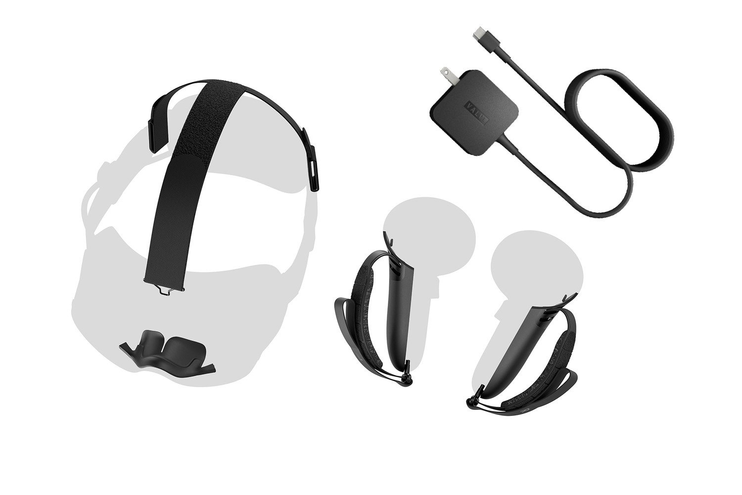 Steam Frame accessories including wireless adapter and controllers