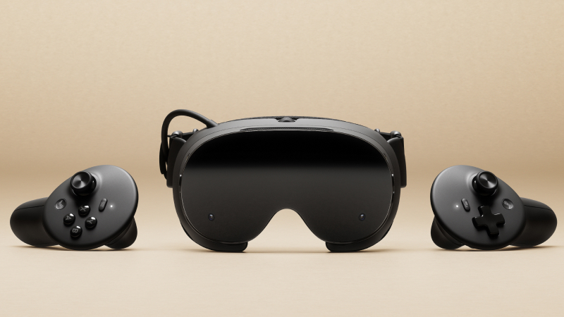 Steam Frame headset and controllers