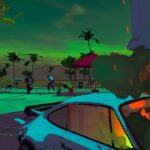 Streets of Miami VR neon street scene screenshot