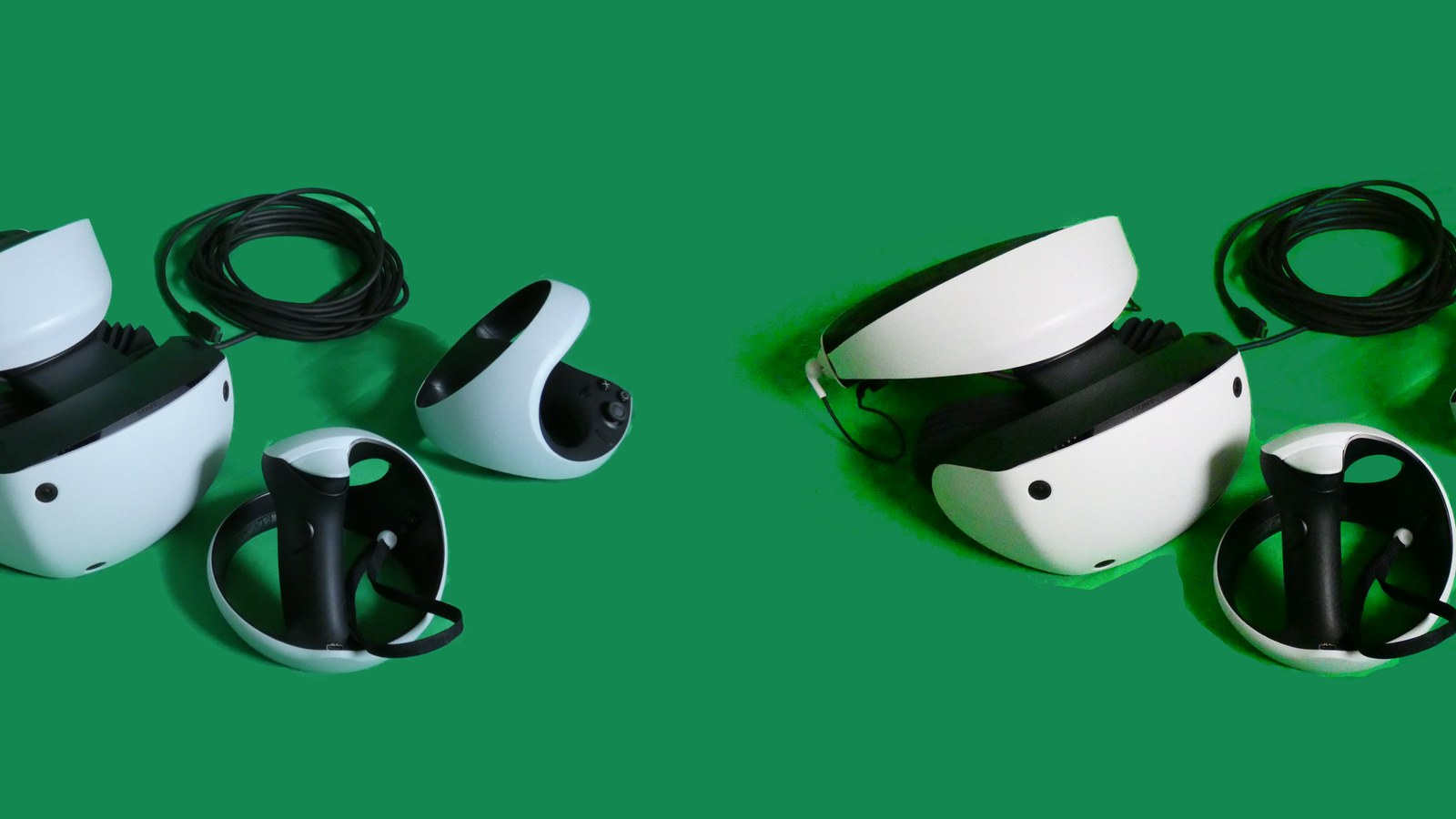 PlayStation VR2 headset on a white background